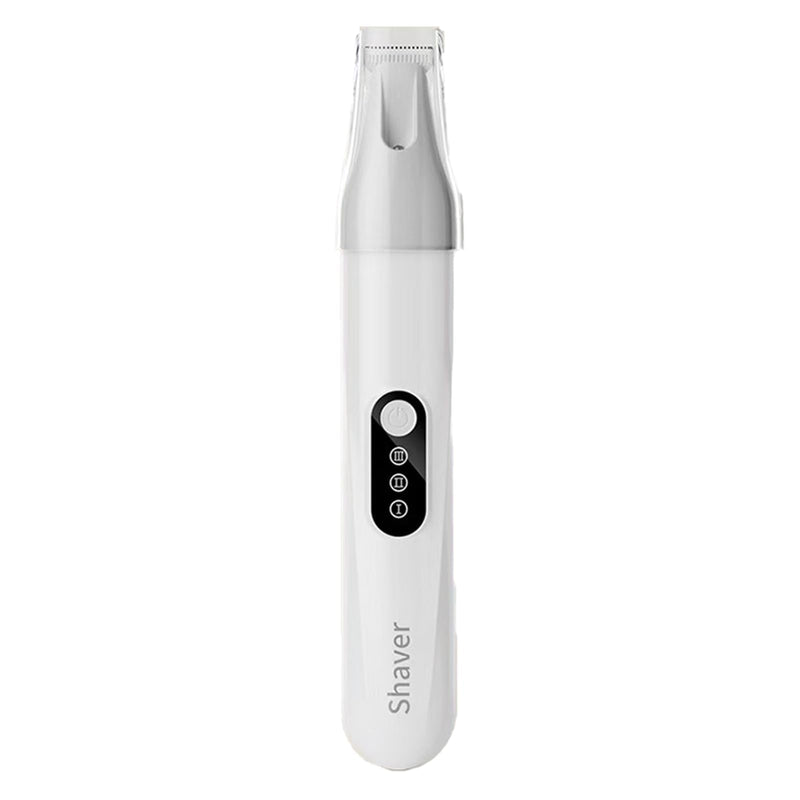LED Dog Paw Trimmer, USB-C Rechargeable Pet Grooming Clippers with 18mm Wide Blade, Quiet Hair Trimmer for Dogs & Cats, Waterproof Mini Detail Clippers for Paws, Pads, Face & Sensitive Areas