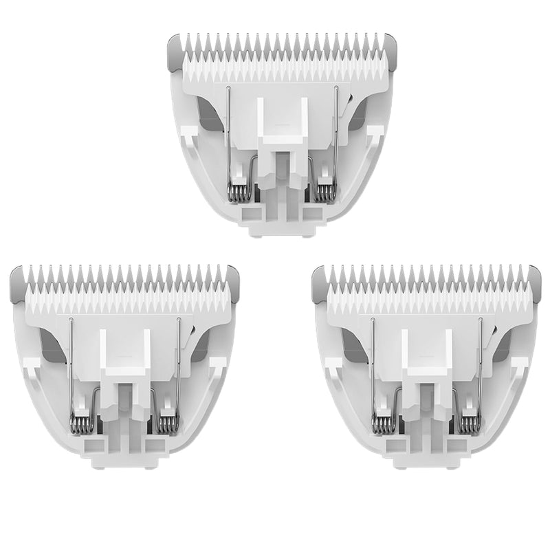 Replaceable Pet Dog Grooming Ceramic Blades, 3 Pack Detachable Pet Clipper Blade for Dogs & Cats 3pcs Blades - PawsPlanet Australia