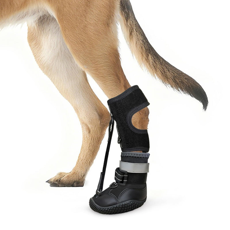 Idepet Dog Drop Foot Brace Strap On (No Knuckling Boot Brace) — Dog Boot Leg Braces for Leg Support, Dog Shoes Lift Toes for Foot Issues, Arthritis, Pet Corrector for Dogs (8) 8 - PawsPlanet Australia