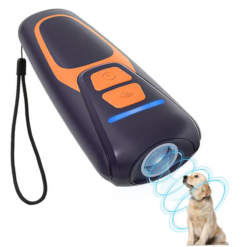 Arien Dog Bark Deterrent Devices, Rechargeable Ultrasonic Anti Barking Device for Dogs, Dog Bark Control Devices 50FT Range Safe for Dogs & Human Portable Indoor Outdoor, Dog Training & Behavior Aids Orange - PawsPlanet Australia