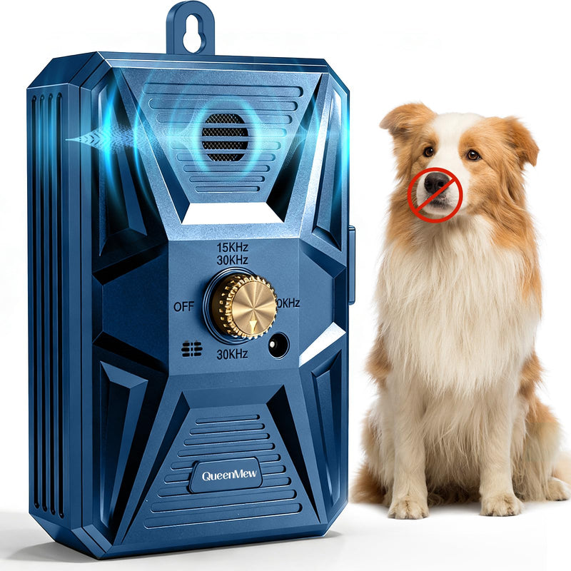 Anti Barking Devices, Auto Ultrasonic Dog Bark Deterrent Devices Long Range 50ft, 3 Modes Rechargeable Bark Box Barking Control Devices, Effective Stop Barking Dog Devices Indoor/Outdoor Training Deep Blue - PawsPlanet Australia