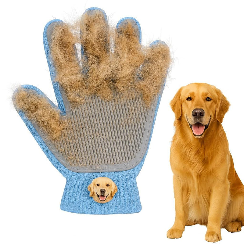 Pet Hair Removal Glove – Reusable Static Pet Hair Remover for Dogs & Cats, Easy Clean Glove for Furniture, Clothes, Couch & Laundry - PawsPlanet Australia