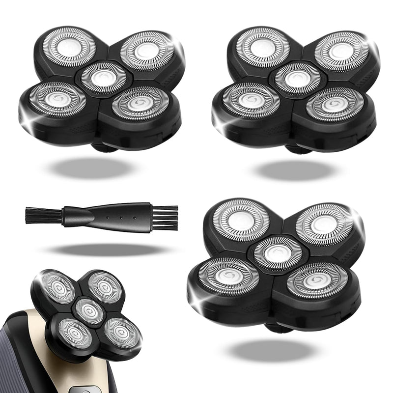 Pro 5 Replacement Blades for Freebirds Flexing Series Bald Head Shavers, Blades Refills with Precision and Comfort Shave(Pack of 3) 1 Count (Pack of 3) - PawsPlanet Australia