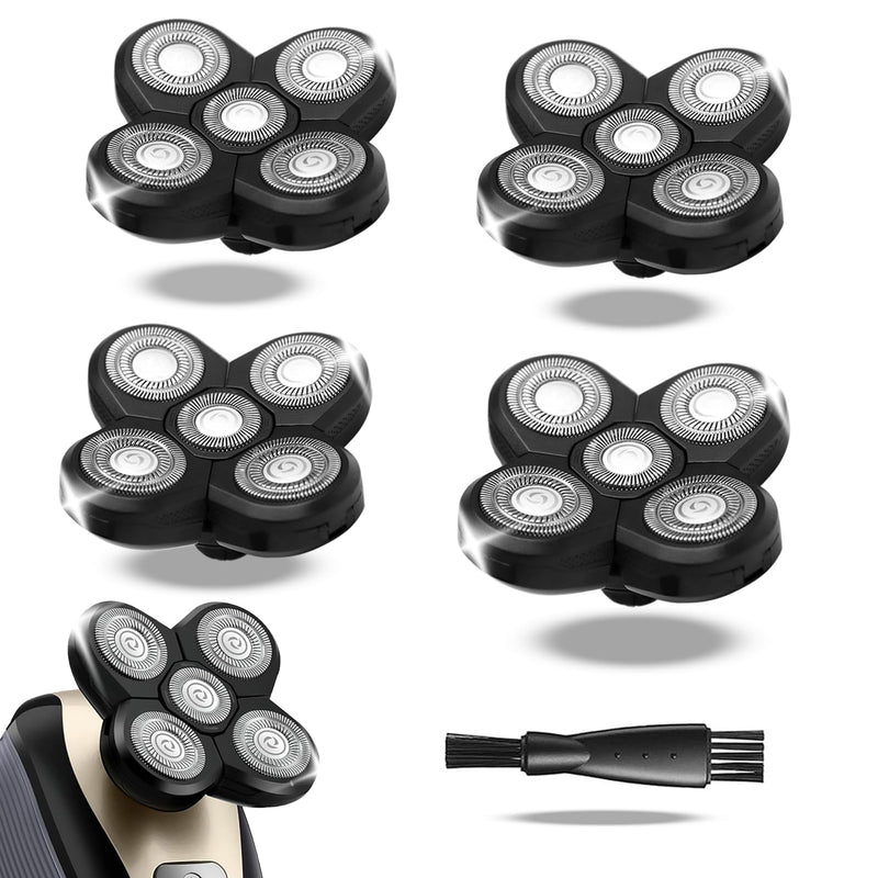 Pro 5 Replacement Blades for Freebirds Flexing Series Bald Head Shavers, Blades Refills with Precision and Comfort Shave(Pack of 4) 1 Count (Pack of 4) - PawsPlanet Australia