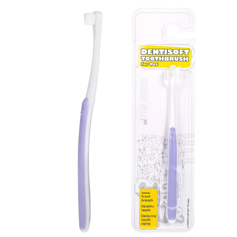 Small Dog Cat Toothbrush Pets Toothbrush Soft Bristle Cat Dental Brush Micro Head Puppy Tooth Brush Deep Clean Kit Portable Cats Dental Care for Puppy Kitten Daily Brushing - PawsPlanet Australia