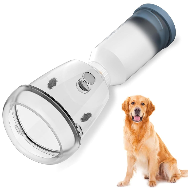 Inhaler Spacer for Large Dogs, pet aerosol Chamber with Silicone Dog mask for Large Dogs, for First aid at Home or Outdoors L - PawsPlanet Australia