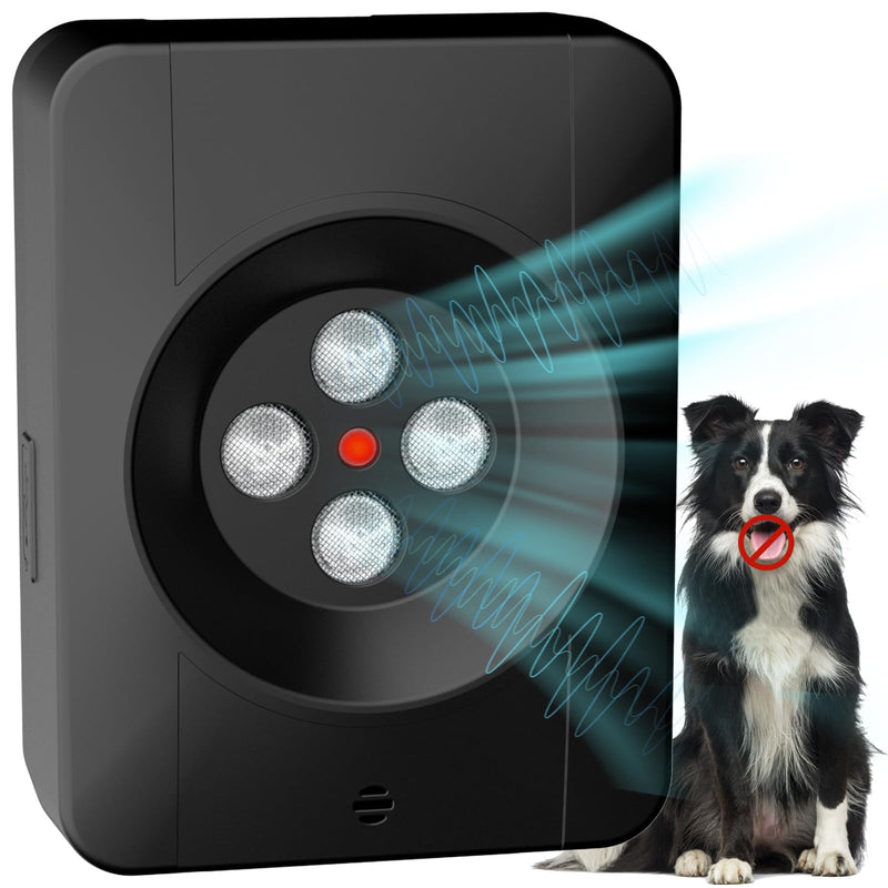 Ultrasonic Dog Bark Deterrent Devices, Anti Barking Device for Dogs, 3 Modes Stop Barking Neighbors Dog, Anti Dog Silencer for Indoor & Outdoor Use, Rechargeable & Long Range Bark Control