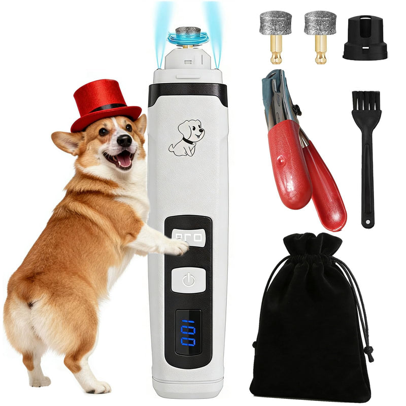 OUTMX 2026 Upgrade Dog Nail Clippers, Groom Silent Pro Nail Grinder Set, Dog and Cat Nail Clipper, Dog Nail Trimmers for Small and Medium-Sized Pets of Different Sizes M2 - PawsPlanet Australia
