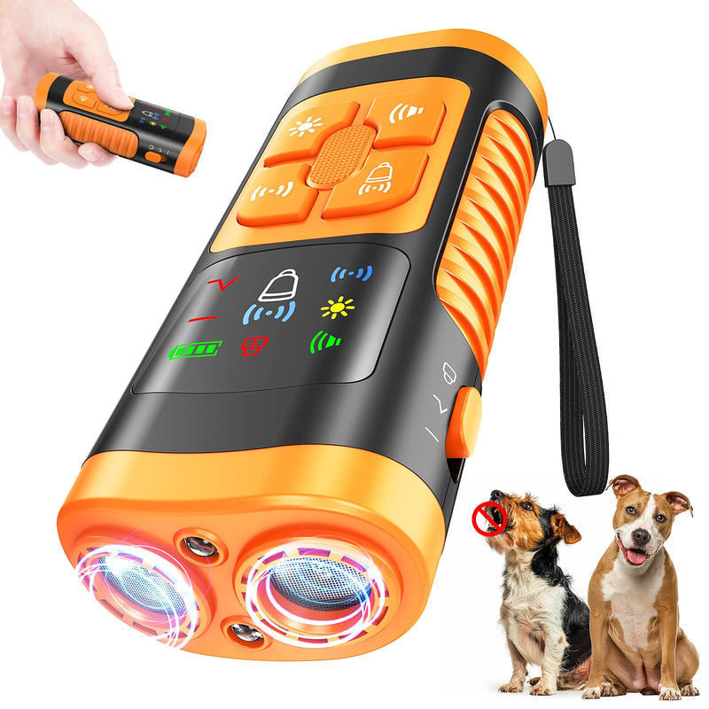 Dog Bark Control Devices - Ultrasonic Anti Barking Deterrent for All Dogs, Pets Gentle Trainer with LCD Screen, 35 ft Range Barkguard Stopper, Portable Humane Behavior Training Tools Indoor Outdoor - PawsPlanet Australia