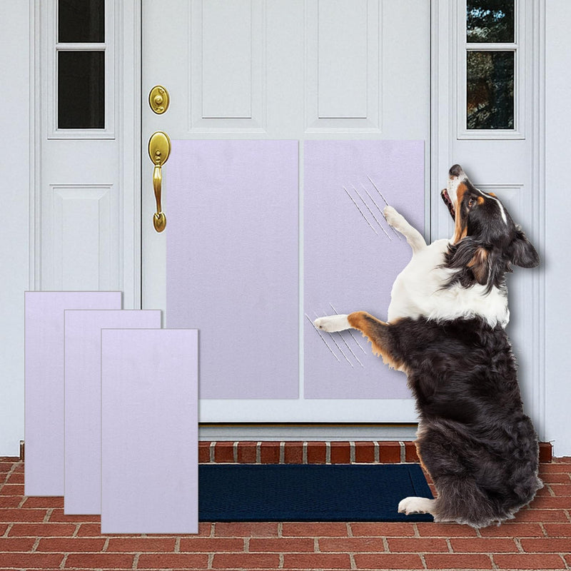 Dog Nail Scratch Board, self-Adhesive Instead of Emery Paper,Door Protector from Dog Scratching,cat Nail File,pet Scratch Areas Substitute for Dog Nail (10 inch * 12.5 feet,White) White - PawsPlanet Australia