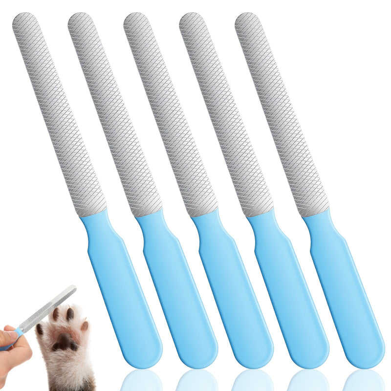 5Pcs Small Dog Nail File Set, Professional Nail Grooming Tool Metal Emery Boards Pet Nail Grooming Tool for Small Dogs and Cats Smoothing Rough Edges 5.5inch - PawsPlanet Australia