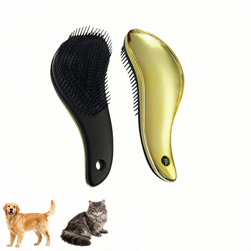 Pet Grooming Glove & Brush 2-in-1 - Gentle Deshedding, Detangling, and Massage for Cats/Dogs, Reduce Shedding & Hairballs, Wet/Dry Use?Ergonomic Massage Deshedding Tool - PawsPlanet Australia