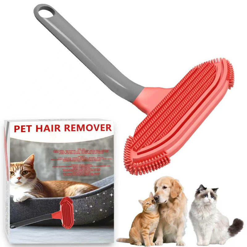 Pet Hair Removal Tool for Dog and Cat,Pet Hair Remover Removes Fur and Lint from Couch,Carpet,Cat Tree Tower Bed,Car Interiors,Rug,Mat,Coat,and Various Furniture,Silicone Material,Reusable 1 Pack - PawsPlanet Australia
