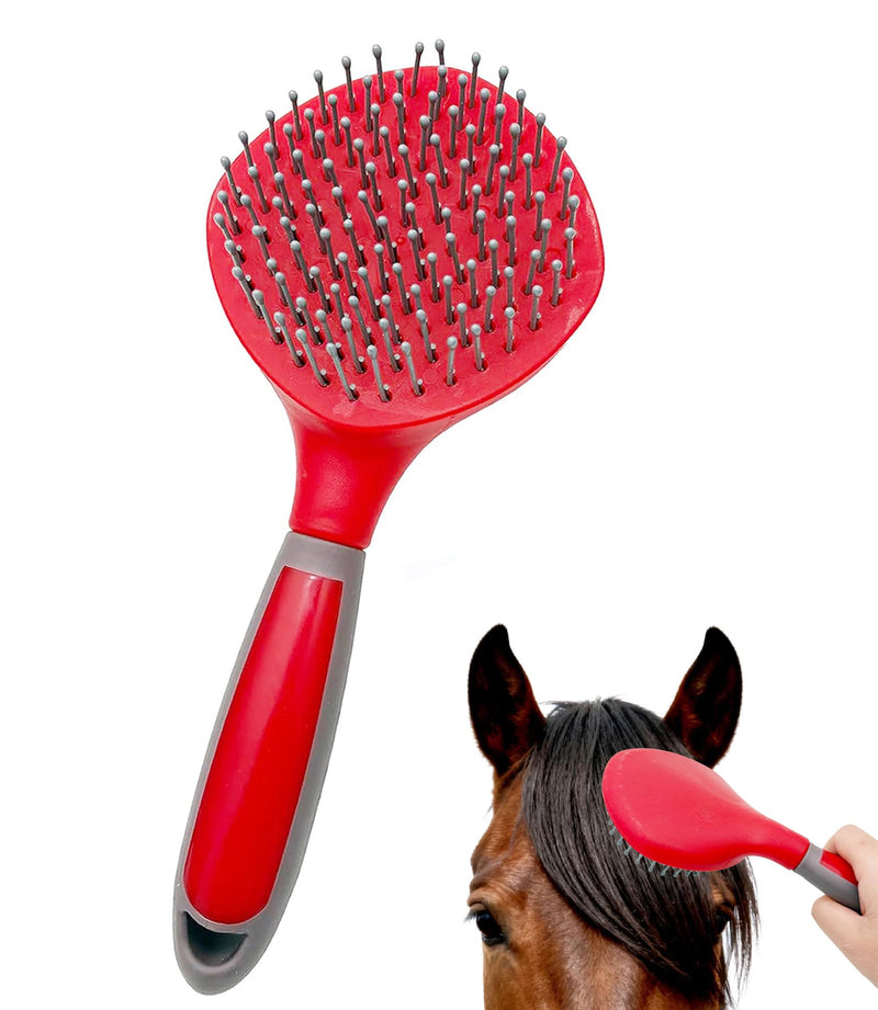 Horse Mane & Tail Combs Horse Brushes Shedding Brush Grooming Tool for Thick Coats Equine Long Haired Dogs - PawsPlanet Australia