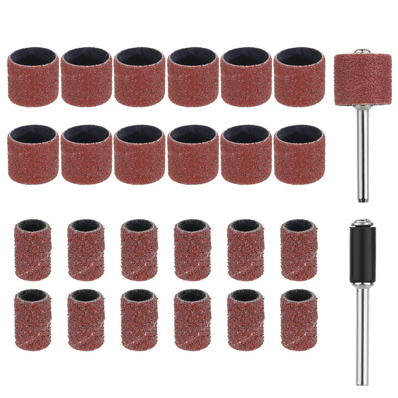 26 Pack Nail Grinder for Dogs Replacement Kit Pet Nail Grinder Replacement Kit with Grit Sanding Bands Pet Smoother Claw Care Dog Claw Grooming Supplies(80#/120#) - PawsPlanet Australia