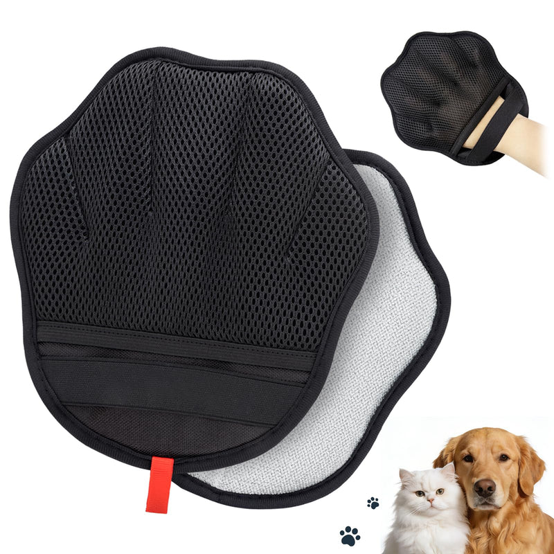 Pet Hair Removal Glove, Magic Brush Electrostatic Mitt for Cats & Dogs, Reusable Grooming Gloves, Pet Hair Remover Tool for Couch, Carpet, Clothes, Car Seat, Laundry - PawsPlanet Australia