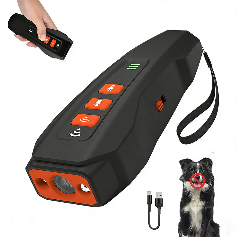 Anti Barking Device for Dogs, Ultrasonic Dog Barking Deterrent Devices with LED Light Rechargeable Dog Whistle to Stop Barking 33ft Ultrasonic Dog Repeller for Indoor Outdoor Training - PawsPlanet Australia