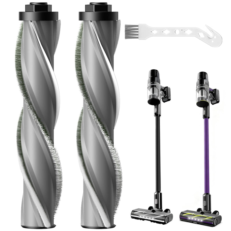 iSingo Replacement Brush Roll Compatible with Bissell Cleanview XR Pet 300W / XR 200W / Powerlifter Turbo Cordless Stick Vacuum, Model# 3797V, 3789U, 3789, 3789X, 3797, 3797W, 2 Pack, Grey Grey Brush - PawsPlanet Australia