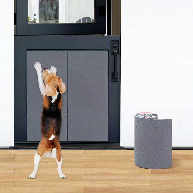 Pet Nail Self Adhesive Replacement Emery Paper Fits Most Dog Scratch Pad Cat Litter Box DIY on The Places Where Pets Like to Scratch Alternatives to Cat and Dog Nail Clippers (10in*13ft, Gray) 10in*13ft - PawsPlanet Australia