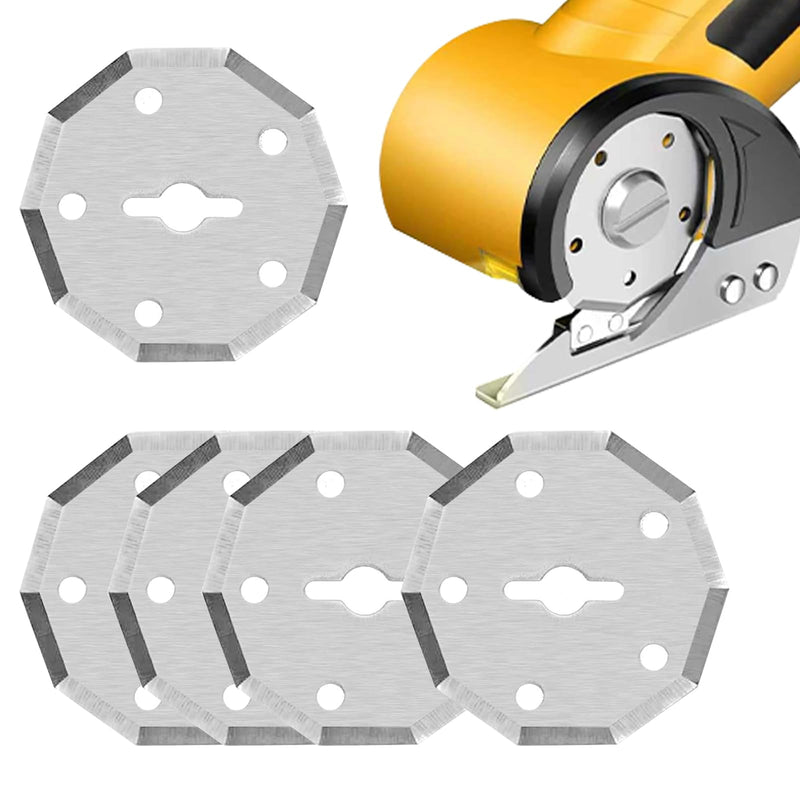 5 PCS Replacement Rotary Blades SK5 for Cardboard Box Cutter Electric Scissors Compatible for WorxZipsnip Expedman, Snapfresh LKCTB NoHitu and More (Silver) Silver - PawsPlanet Australia