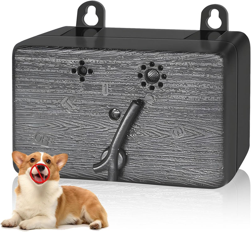 Anti Barking Devices?Anti Barking Device for Dogs Long Range 50ft (270°)?3 Modes Ultrasonic Bark Box?Dog Barking Deterrent Devices?Bark Box?Barking Control Devices for Dog Training in Outdoor/Indoor Black