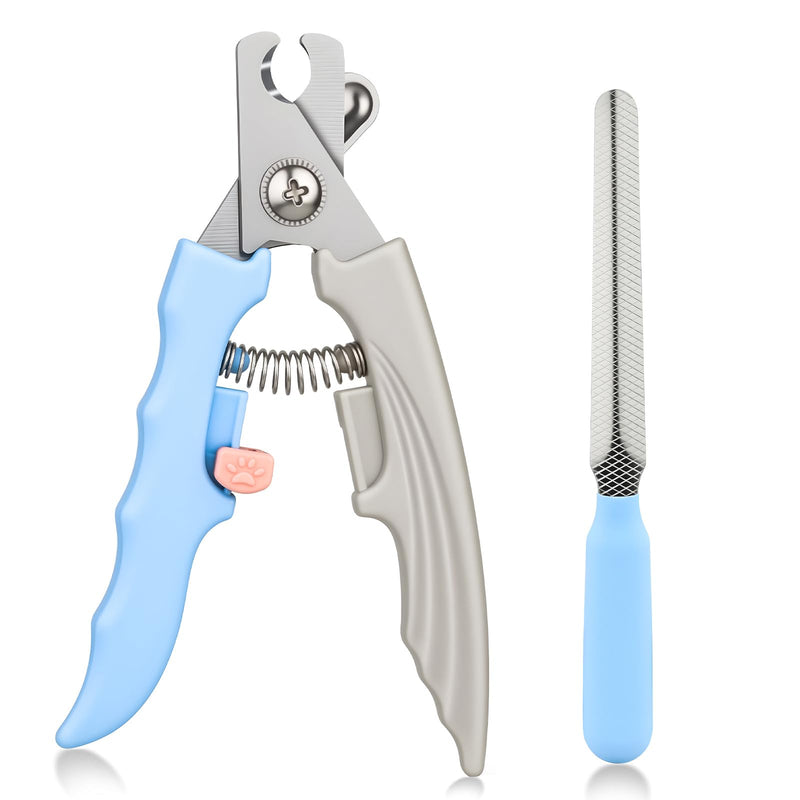 Dog and Cat Nail Clippers,Dog Nail Trimmer with Safety Guard,Prevent Excessive Nail Trimming,Free Nail File Included, Professional Grooming - PawsPlanet Australia