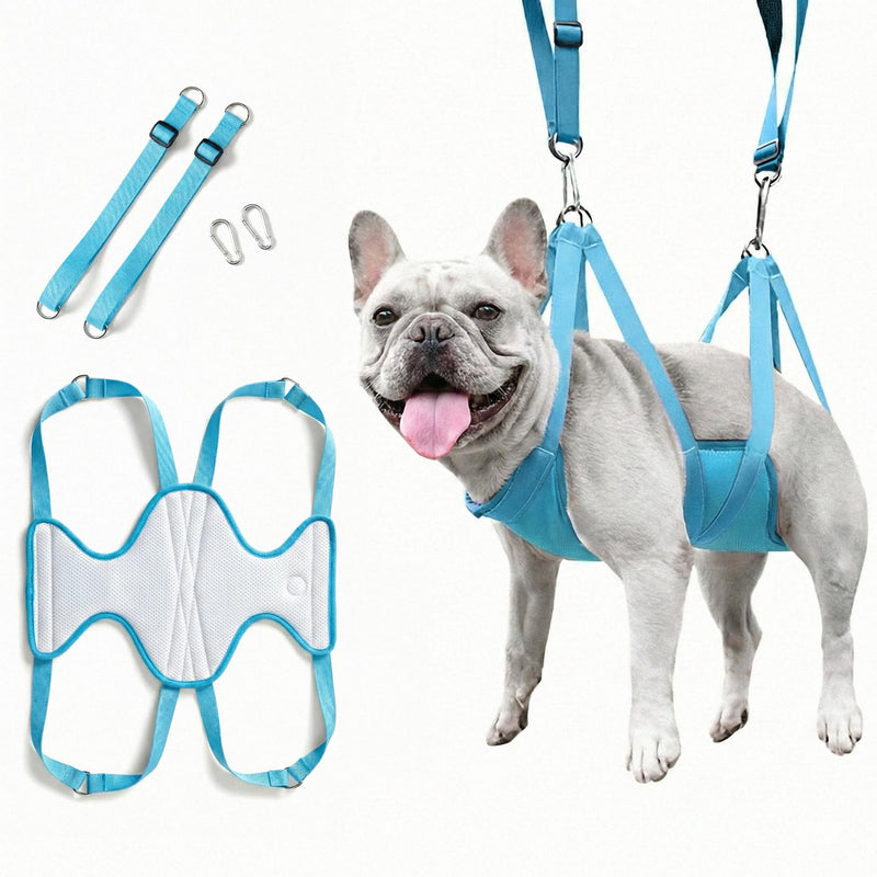 Haminway Pet Grooming Hammock – Medium Size, 3D Air-Mesh Dog Grooming Sling for Nail Trimming, Bathing & Ear/Eye Care for 16–40 lbs Pets - PawsPlanet Australia