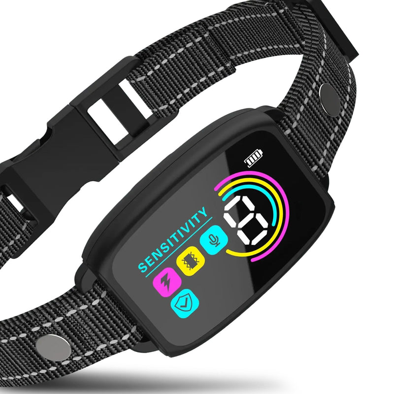 Automatic Bark Collar/No Remote Need, with Bark Detection to Reduce False Triggering, Suitable for Daily Household Use and Suitable for Dogs 10-120 lbs Rechargeable, IP67 Waterproof