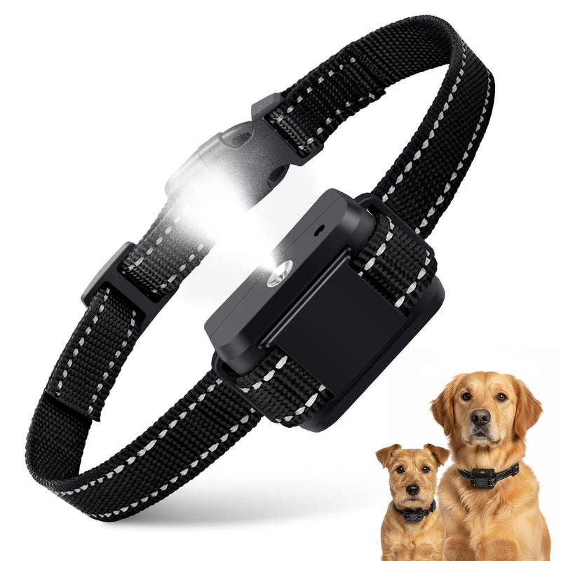 Citronella Dog Bark Collar, Dog Bark Collar for Large Medium Small Dogs, Bark Collar with Adjustable Spray & Sensitivity, Rechargeable Anti-Bark Collar for Dogs with Safe, 2 Collar Straps(Black) Black