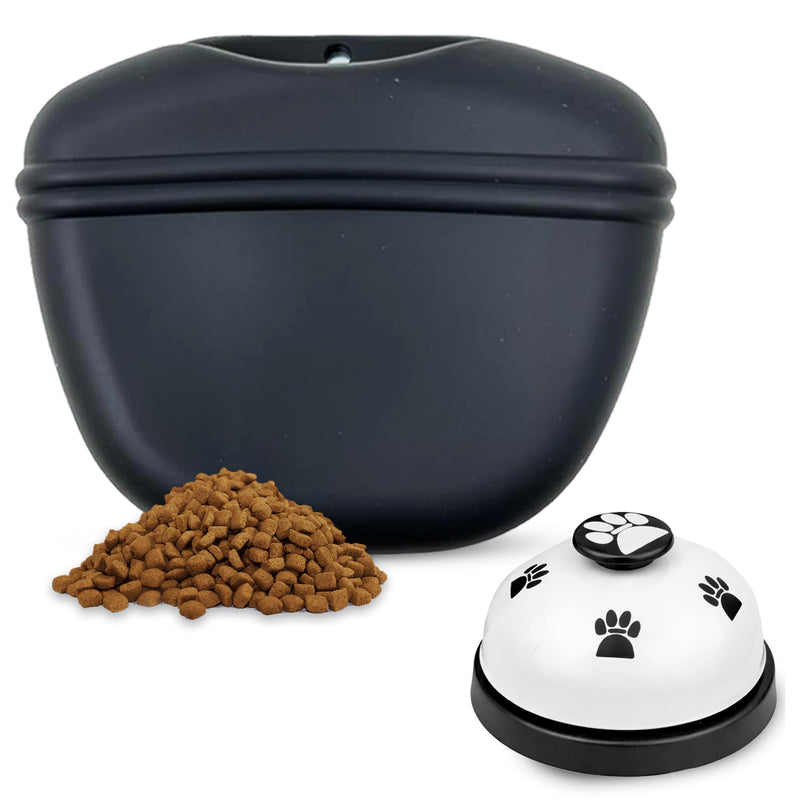 Dog Training Starter Kit for Puppies – Magnetic Treat Pouch & Potty Training Bell