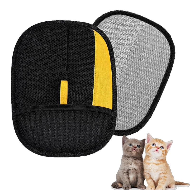 Pet Hair Removal Glove, Newly Upgraded Electrostatic Gloves Pet Hair for Dogs & Cats, Washable and Reusable Hair Remover Tool for Carpet, Curtain, Clothing, Couch, Car Seat - 1 Pcs - PawsPlanet Australia