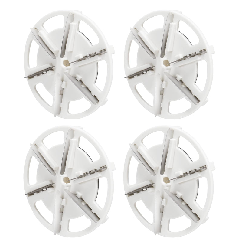 Fabric Shaver Replacement Blades, 4 PCS Electric Lint Remover Replacement Blade, Stainless Steel Fabric Shaver Replace 6 Blades, Only Including Blades - PawsPlanet Australia