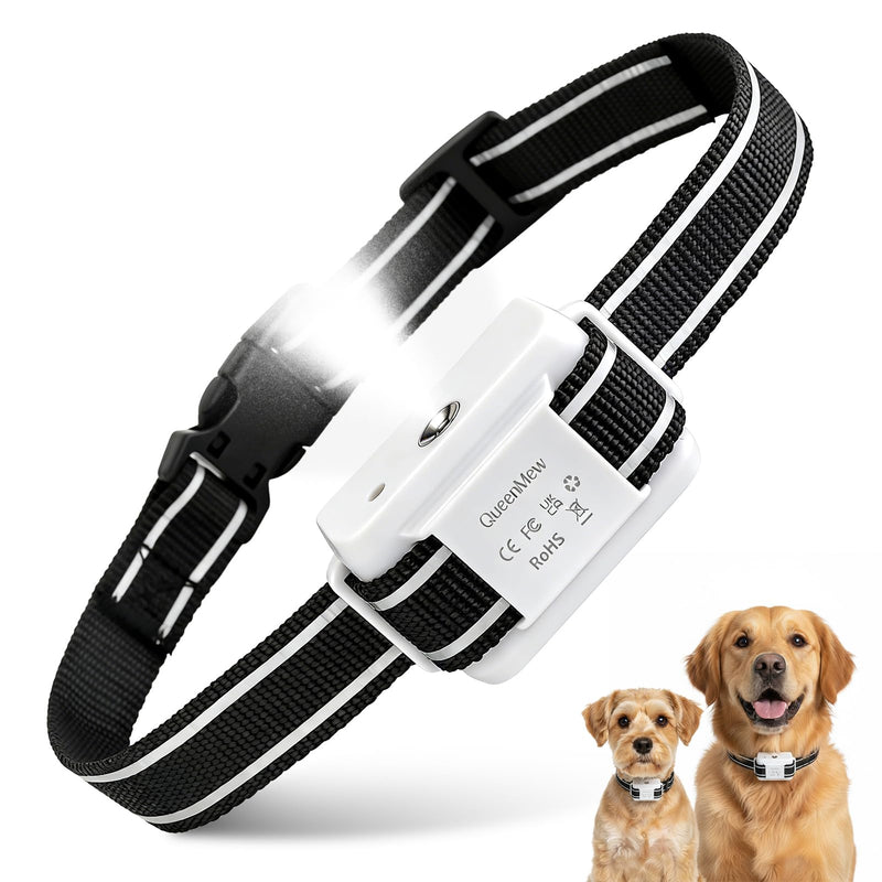 Citronella Dog Bark Collar, Dog Bark Collar for Large Medium Small Dogs, Bark Collar with Adjustable Spray & Sensitivity, Rechargeable Anti-Bark Collar for Dogs with Safe, 2 Collar Straps(White) White - PawsPlanet Australia