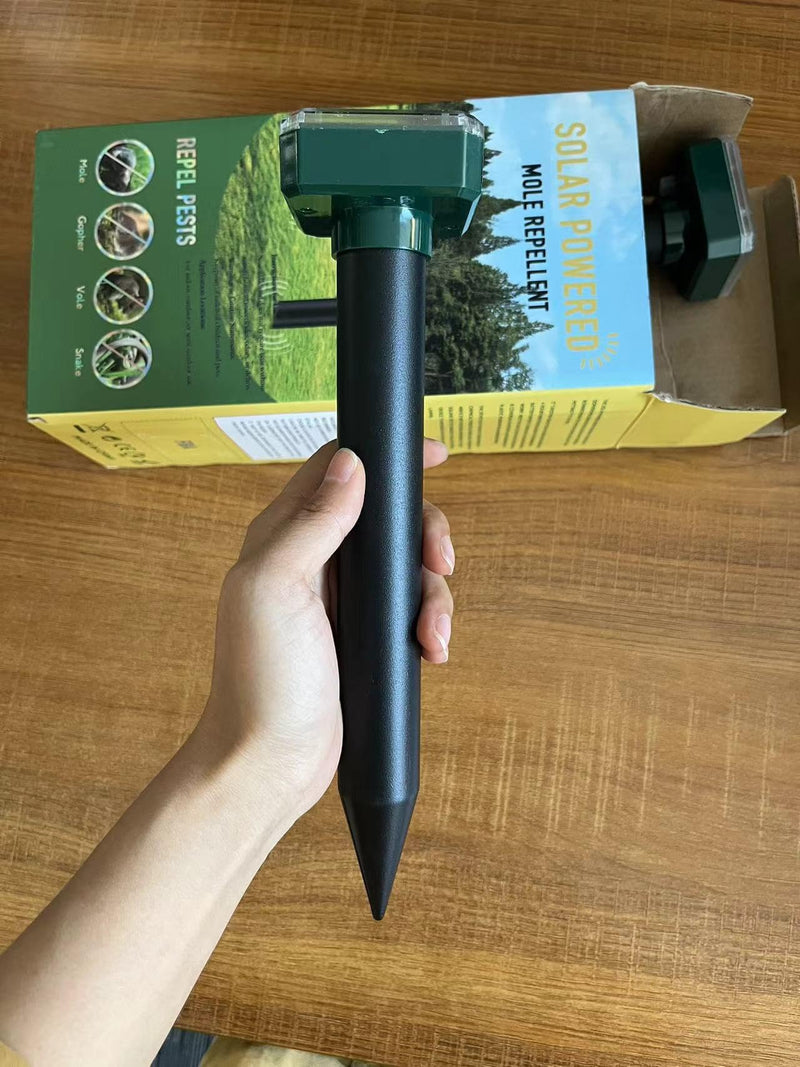 Mole Repellent for Lawns 8 Pack, Solar Powered Mole Repeller Ultrasonic Gopher Deterrent, Outdoor Waterproof Vole Vibration Stakes,Sonic Spike for Rodent Groundhog Snake Chipmunk - PawsPlanet Australia