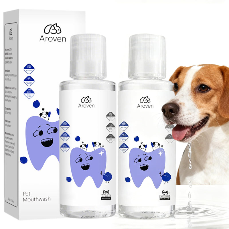 Dental Dog, 7.05oz Dog Water Additive for Dental Care, Dental para Perros, Specialized Dental Care Formula, Odorless & Flavorless Formula to Fight Tartar Promote Healthy Gums (2 PCS) 2 Pcs - PawsPlanet Australia