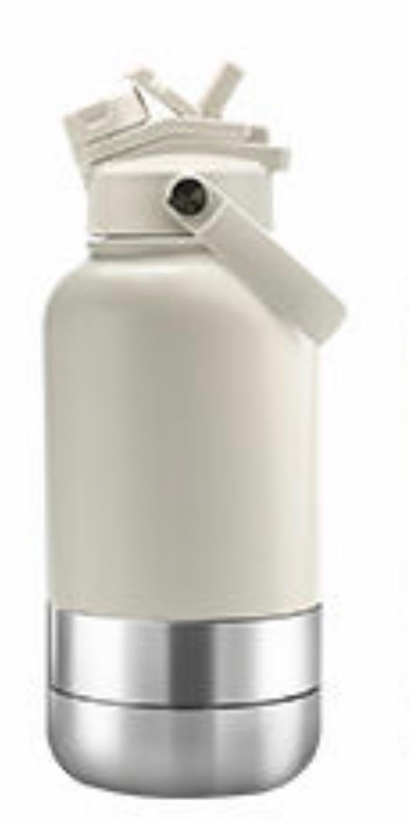 Botellas de Agua con Dispensador de Comida para Mascotas (Blanco) WHITE - PawsPlanet Australia