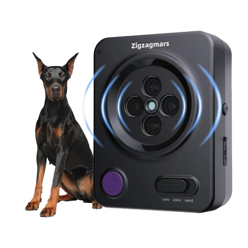 Anti Barking Devices, No Need App, Instant Use - 3 Modes Ultrasonic Bark Box, Dog Bark Deterrent Devices, Dog Barking Stopper with 33ft Range, Barking Control Device for Dogs Training Indoor/Outdoor