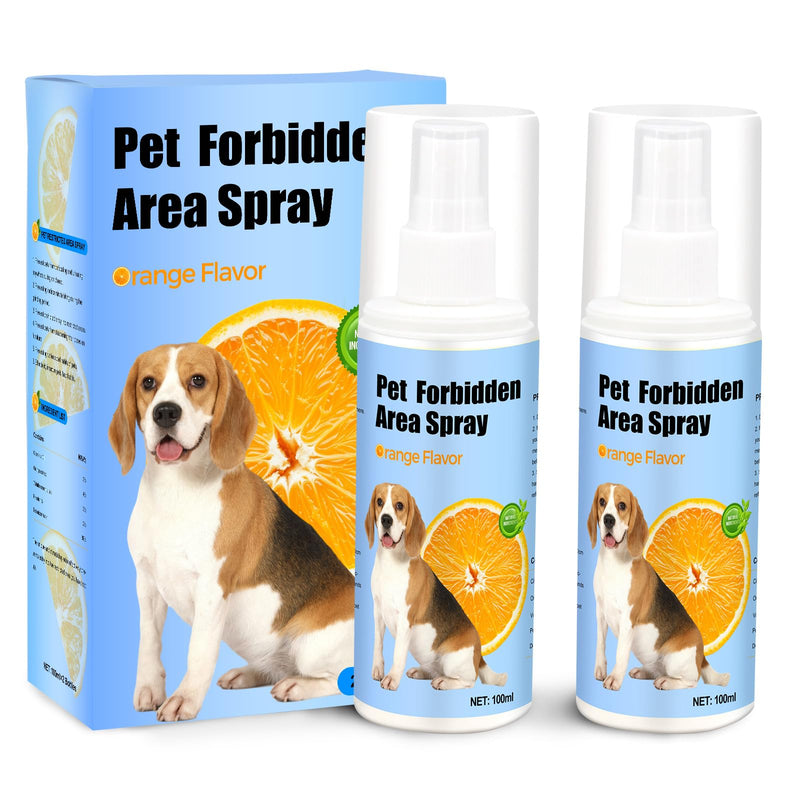 No Chew Spray for Dogs 2 Pack (100ML) Natural Ingredients Bitter Apple Spray for Dogs Alcohol Free Deterrent Spray to Stop Chewing Barking Marking and Nibbling L Blue - PawsPlanet Australia
