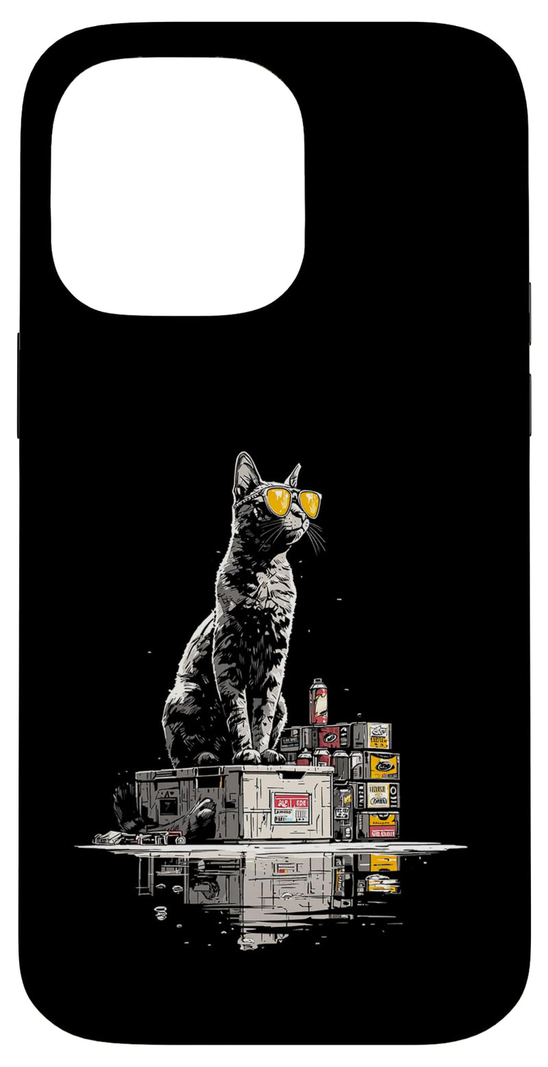 Cat Lover Pet Sunglasses Animal Artwork Cool Funny Case for iPhone 14 Pro Max - PawsPlanet Australia