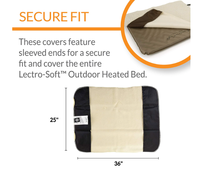 Toozey Dog Heat Pad Electric 90*60 cm, 5 Adjustable Timer&6 Adjustable Temperature, Safe Pet Heating Pad Mat with Crystal Velvet Cover, Waterproof, Ideal for Whelping/Puppy/Middle Dogs and Cats, Beige XL 90*60cm - PawsPlanet Australia