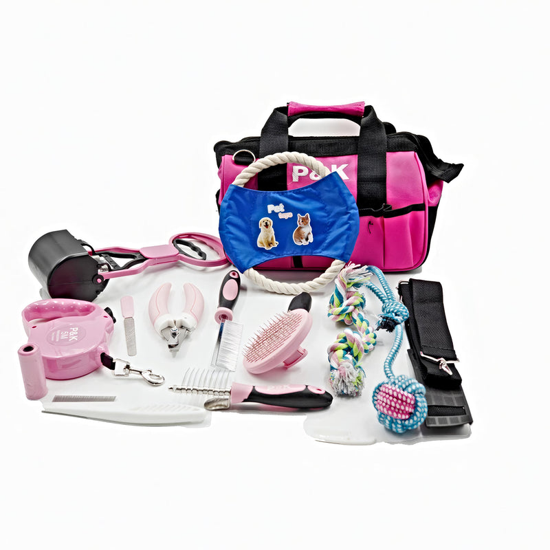 P&K 15-Piece Dog Grooming Set, Pet Grooming, Claw Care, Dog Toy, Gift Ideas
