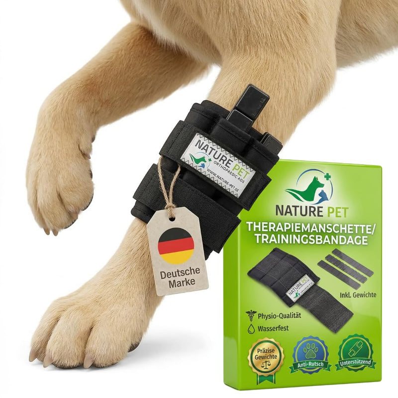 Nature Pet Therapy Cuff/Training Bandage with Weights for Dogs (S) s