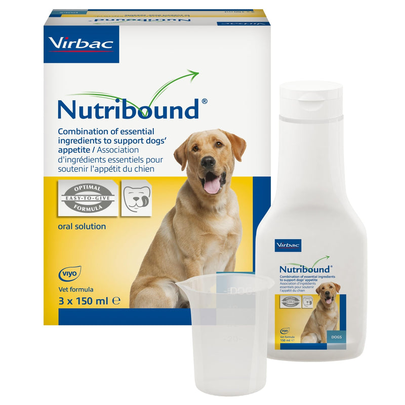 Nutribound Soluzione Orale Appetibile Per Cane 3 Flaconi Da 150 ml