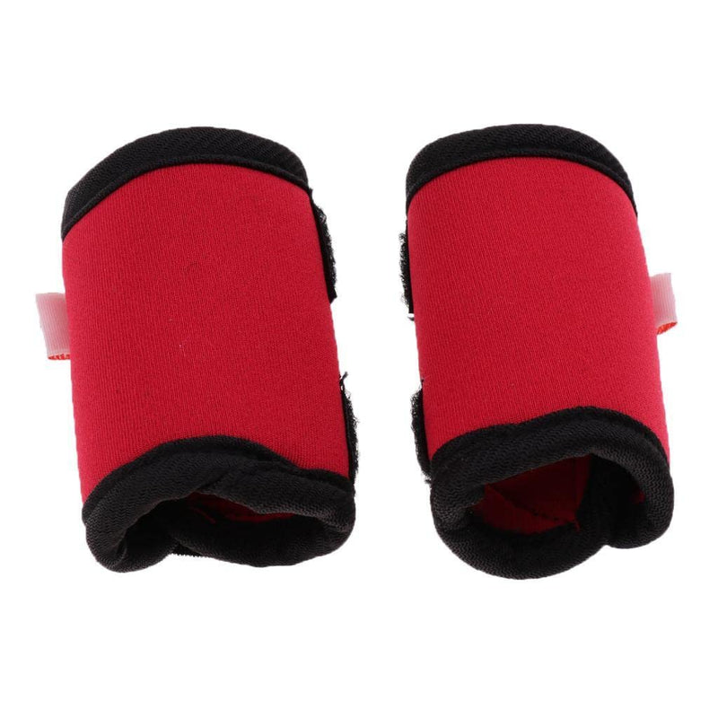 Fenteer Pack of 2 Cat Dog Leg Protection Accessories Protects Wounds Comfortable Red S