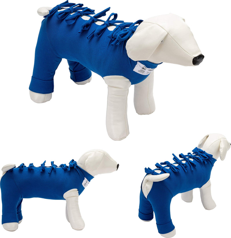 Bendana Post-operative suit for dogs and cats, protects wounds and bandages and gives the animal its freedom of movement. Model 021 - Suit for abdomen, chest and hind legs (S)