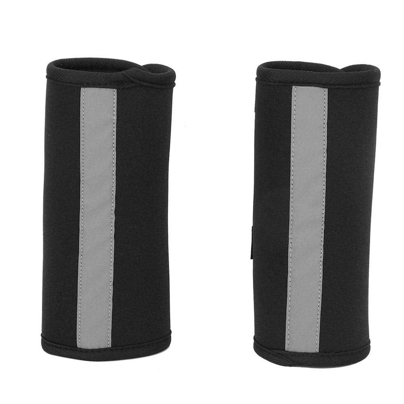 Pssopp Knee Support for Dogs Ankle Protection Bandage 1 Pair Leg Ankle Wrap with Reflective Straps for Front or Rear Leg for Injuries and Sprains, Wound Healing (L) L