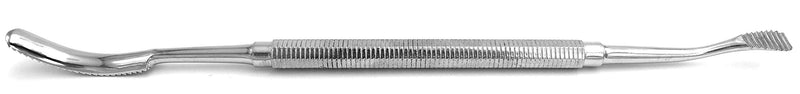 Pet Toothbrush 18cm Silver Manual Plastic Silicone Reusable Double Sided Pet Grooming Toothbrush Animal