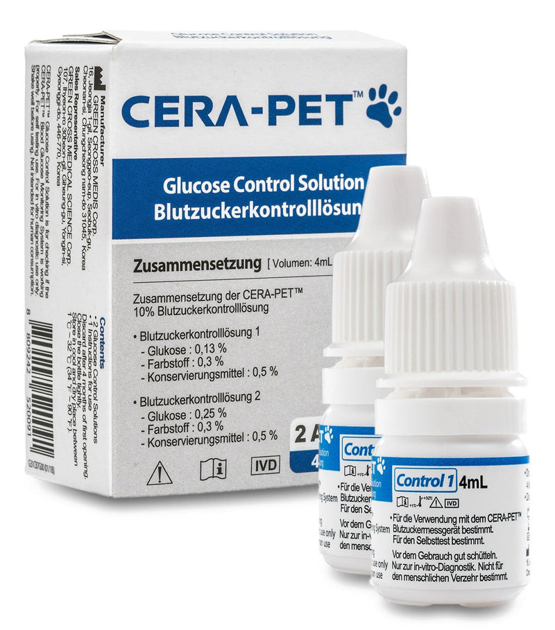 Control Solution - Blood Glucose Monitor for Dogs and Cats