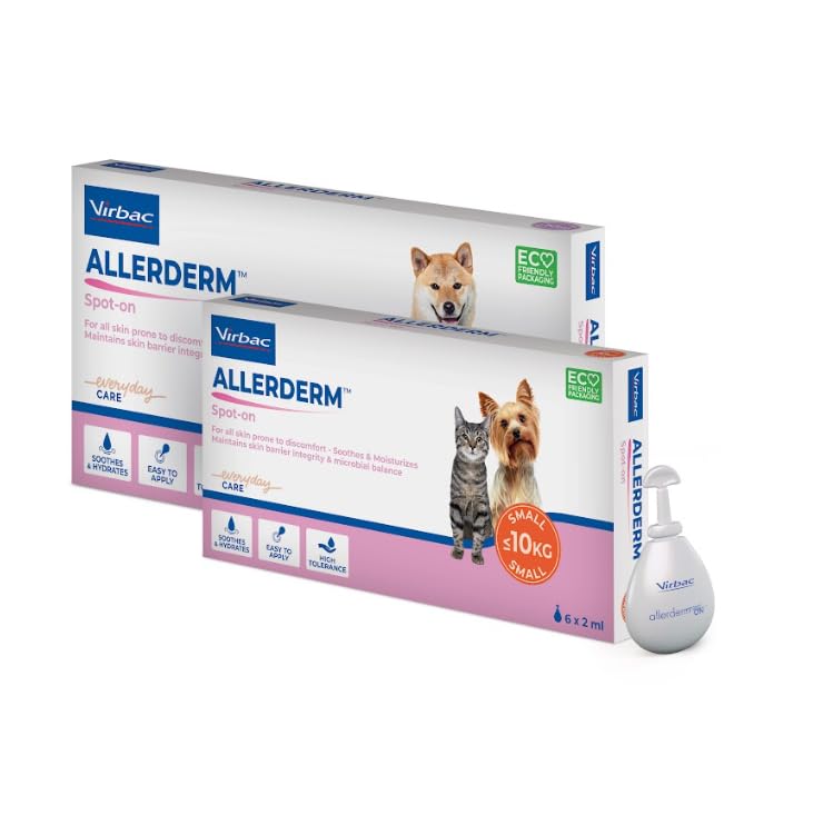 Virbac Allederm Spot-on for Dogs and Cats 6 x 2 ml