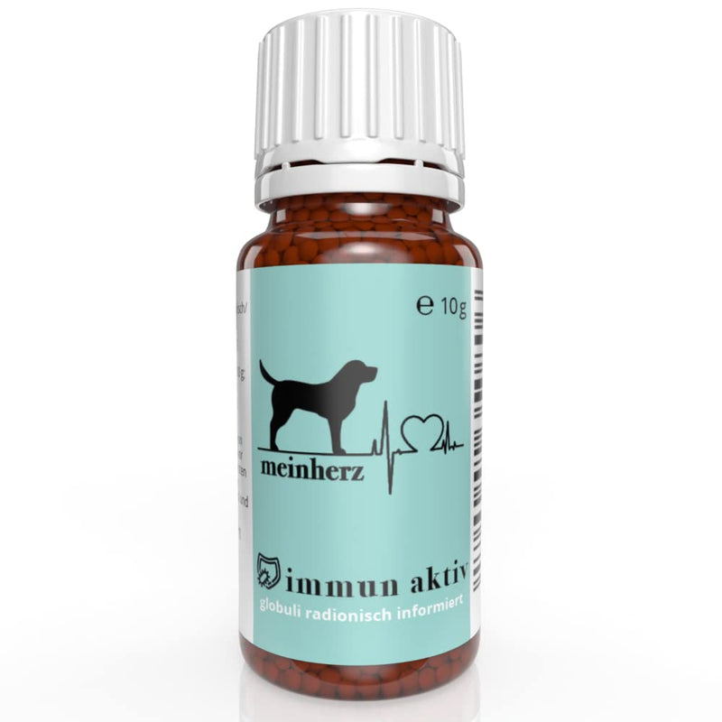 Immune Active Globules for Love for Your Dog to Support the Immune System and Activate the Defenses, Bioenergetic/Radionic Informed with Shitake Mushrooms and Nucleotides.